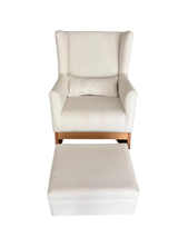 Sway Nursing Chair, Lumbar Cushion and Ottoman