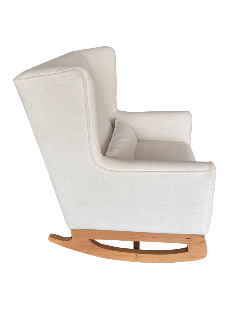 Sway Nursing Chair, Lumbar Cushion and Ottoman