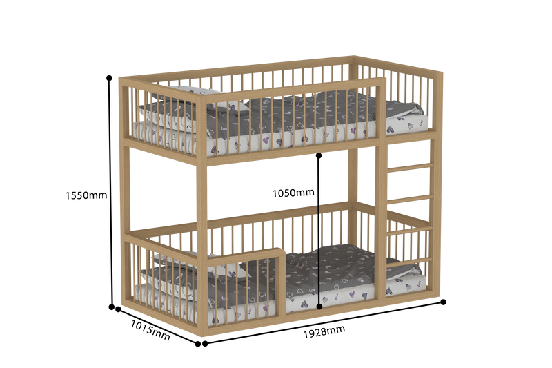 Montessori-style Bunk Bed