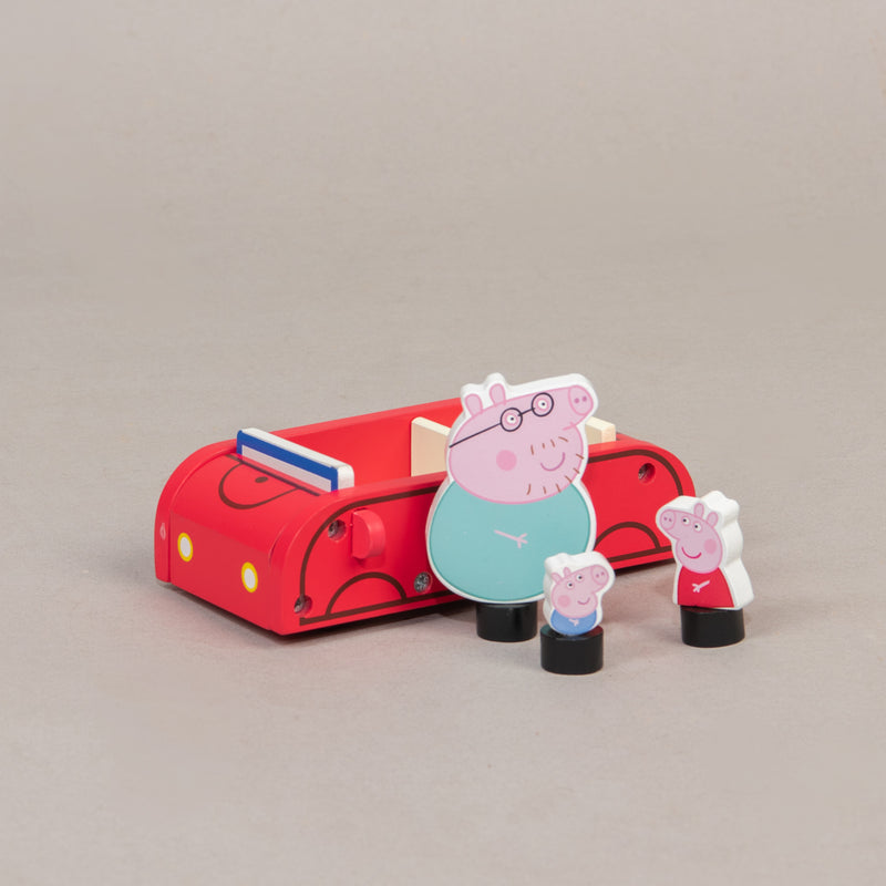 Peppa Pig Wooden Red Car