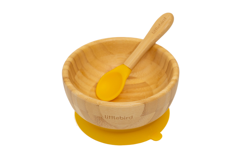 Bamboo Bowl + Spoon Set