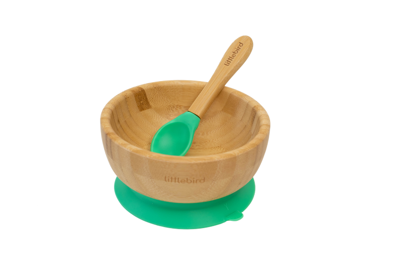 Bamboo Bowl + Spoon Set