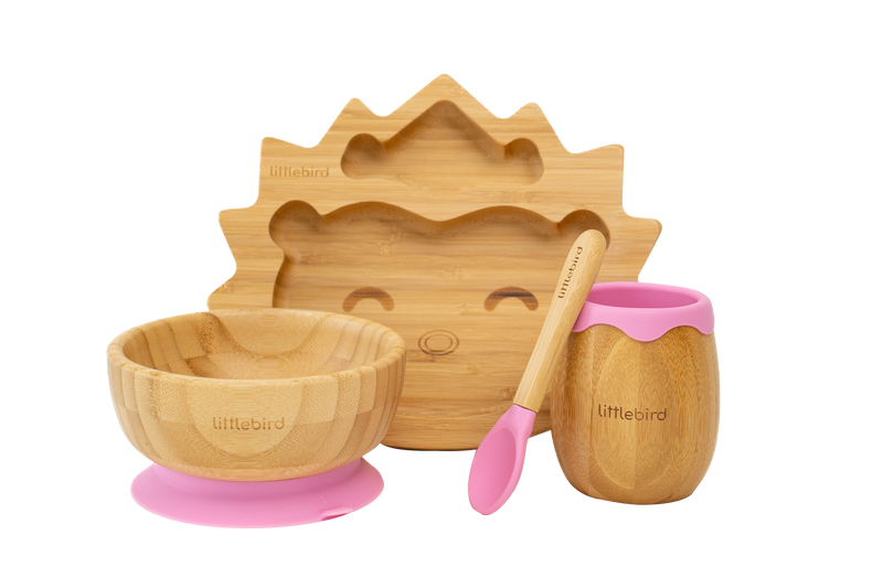 Hedgehog Life Bamboo Feeding Set