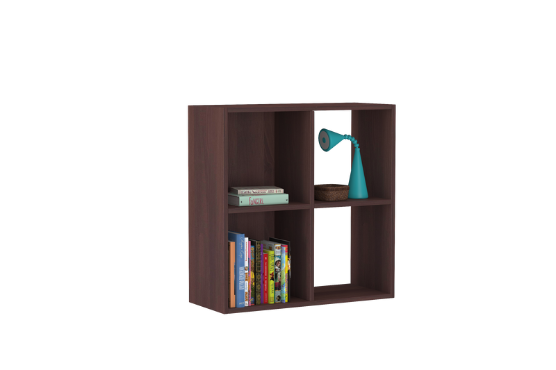 Montessori 2x2 Shelves In Oak & acacia laminate