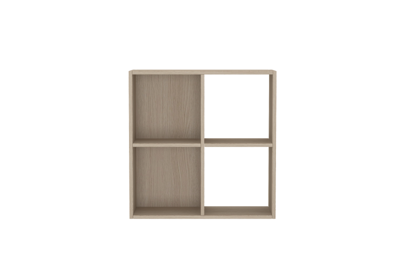 Montessori 2x2 Shelves In Oak & acacia laminate